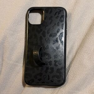 Loopy Case Black Animal Print Phone Case